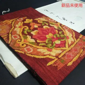 새상품 진금쓰무지 나고야 오비 화문양