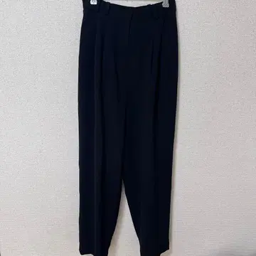 노브랜드 팬츠 스트레이트 무지 9 블랙 하의 오피스 캐주얼