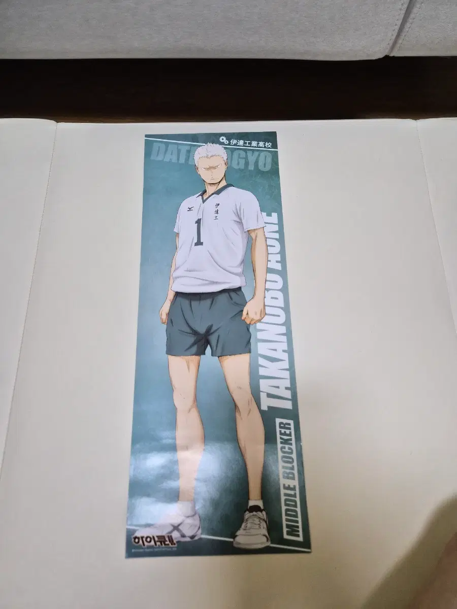 하이큐 콜라보 카페 포스터 아오네 리예프