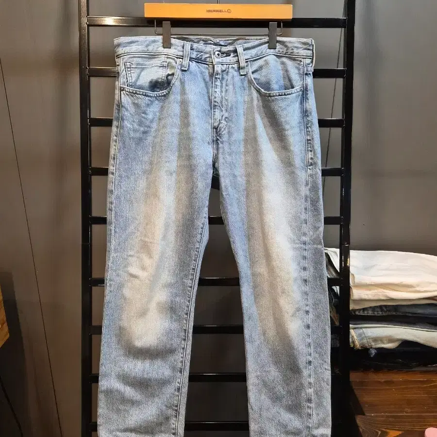 [W34] 리바이스 메이드앤크래프티드 LEVI'S MADE&CRAFTED 502 테이퍼 연청 데님 청바지 8.9