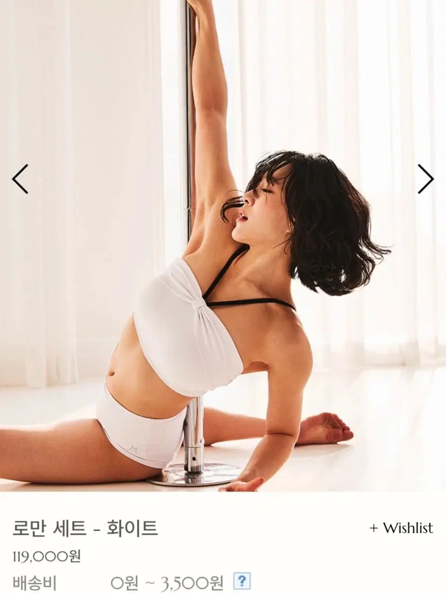 미뉴엣폴웨어 세트 2회 착용 M 폴댄스 폴프 폴복