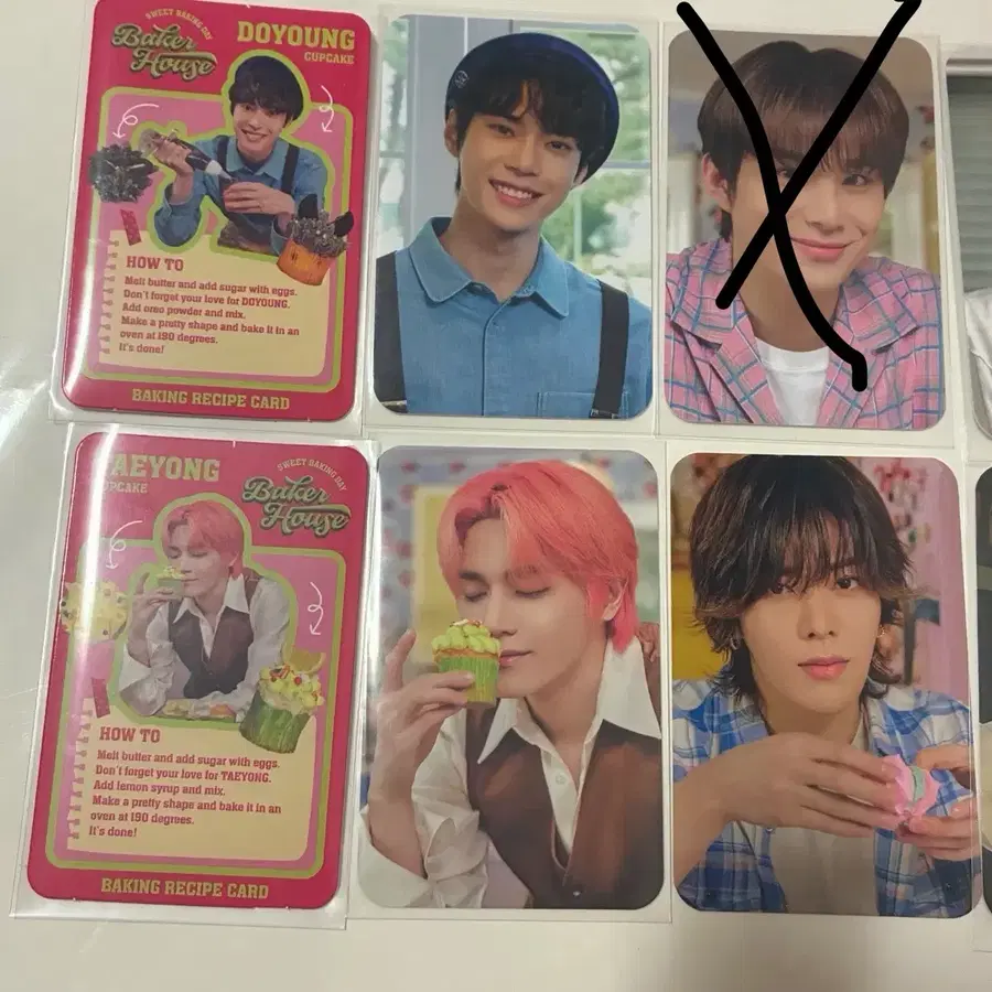nct127 레시피카드 베이커하우스 정우 유타 쟈니 재현 도영 태용 도재정 엔시티 포카 트레카 컨포 포토카드