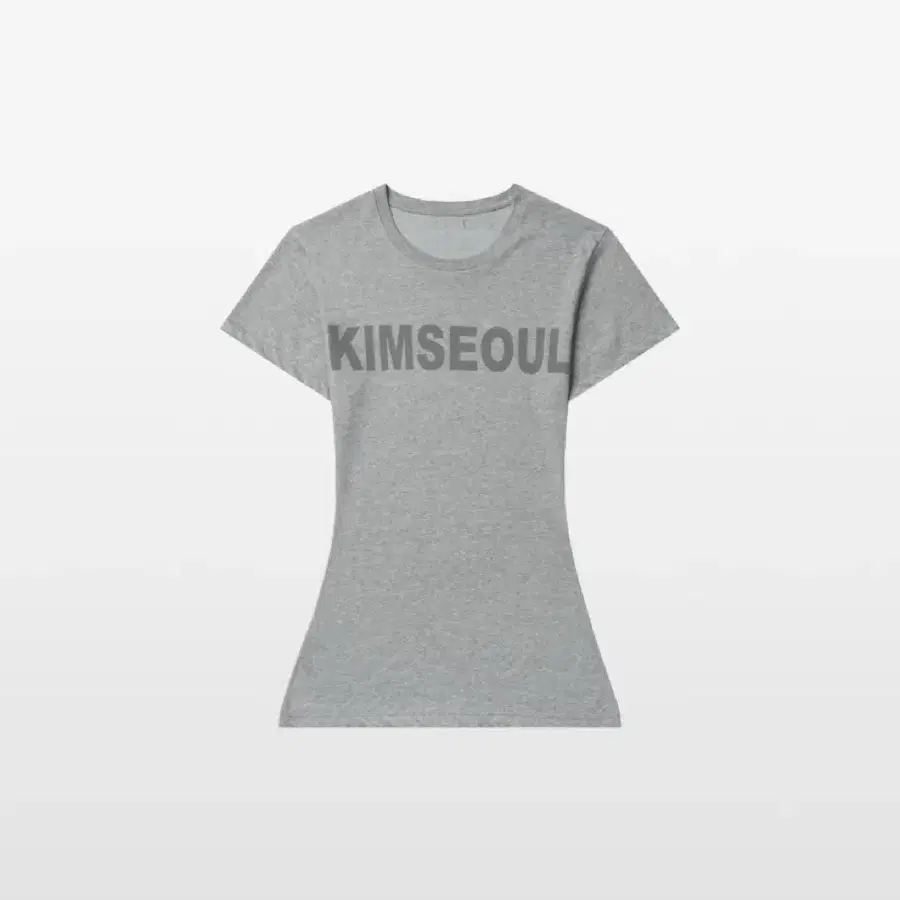 킴서울 르 로고 슬림탑 LE LOGO SLIM TOP (melange grey)