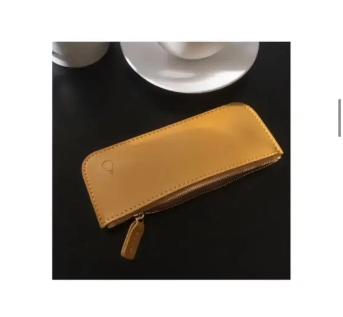 모과오피스 필통 머스타드