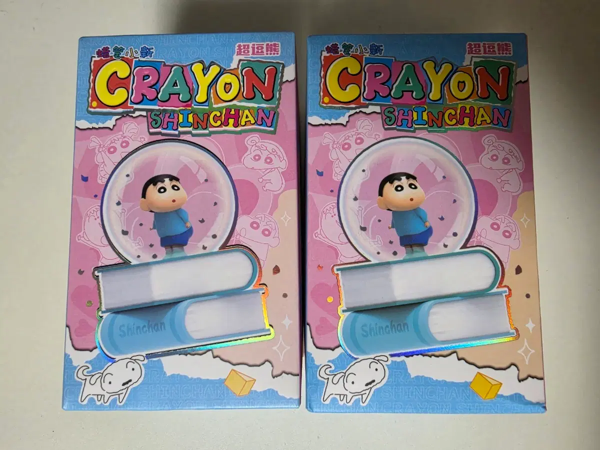 짱구 LED 스노우볼 피규어