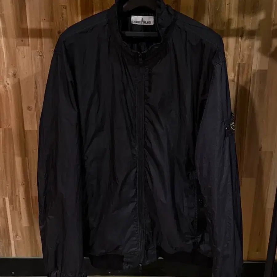 스톤아일랜드 크링클랩스 가먼트자켓 블랙 XXL
