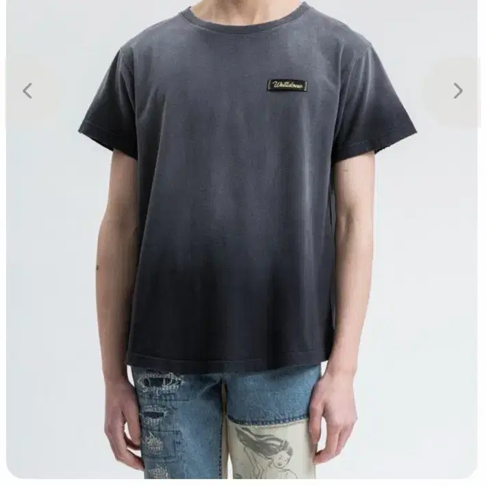 WE11DONE BUTTERFLY WASHED T-SHIRT