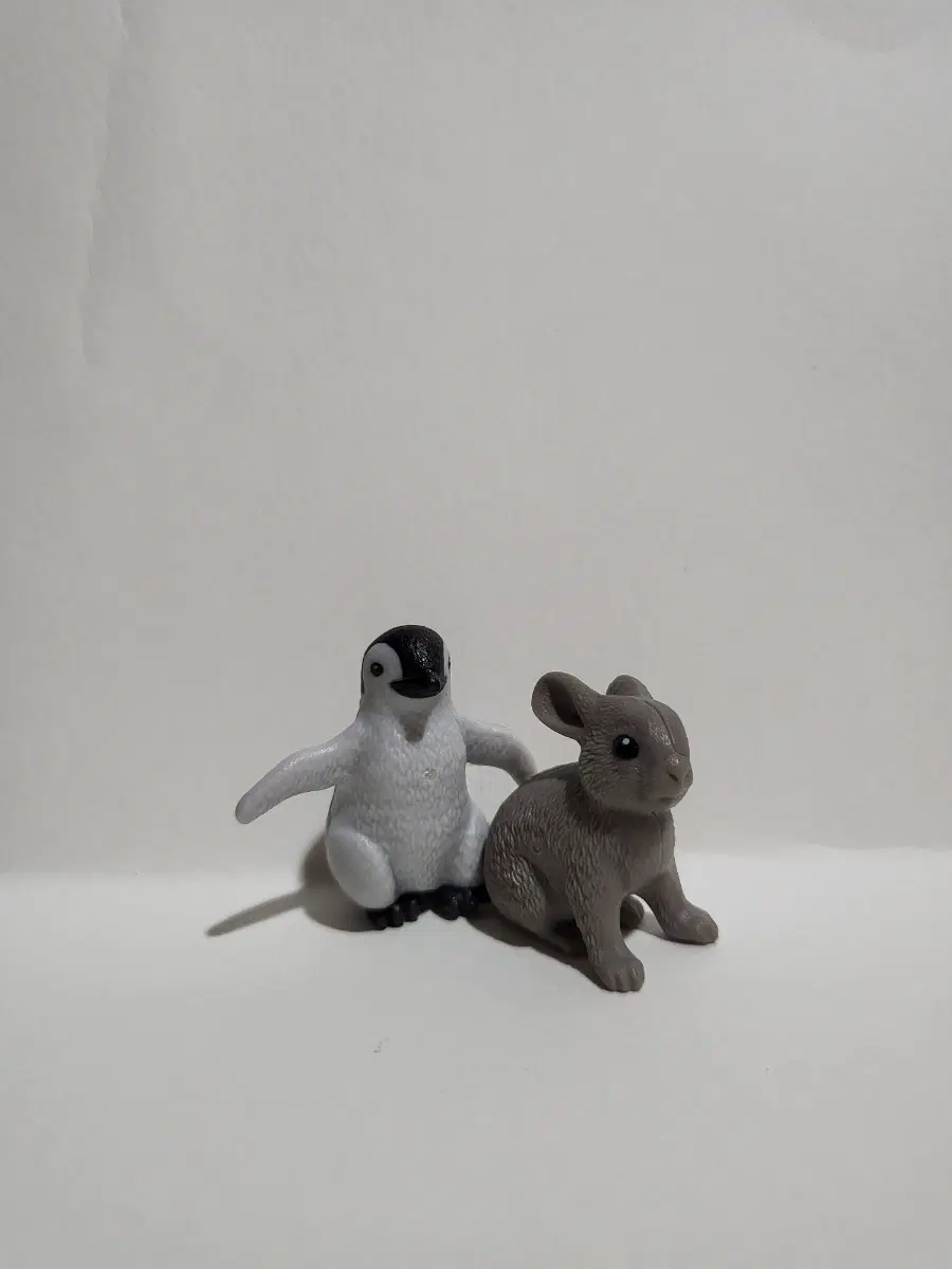 동물 펭귄 토끼 피규어 일괄