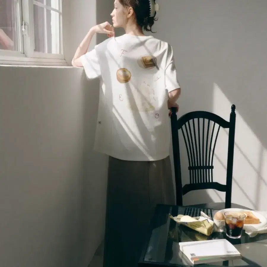상태 최우수) 포유온 선데이 루즈 티셔츠