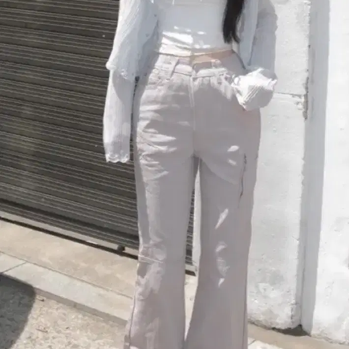 언버티 무다 포켓 부츠컷 롱팬츠 에이블리