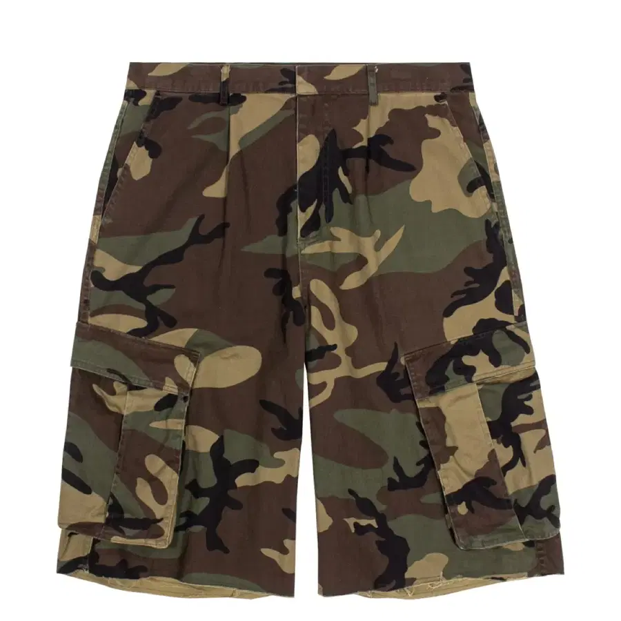 감마갤러리 CAMO CARGO WASHING SHORTS 쇼츠 반바지 S & M