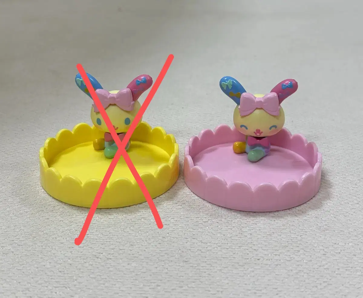 산리오 언제나 사랑하는 우사하나 생일 랜덤 소품 클립 보관함 피규어 소품 트레이
