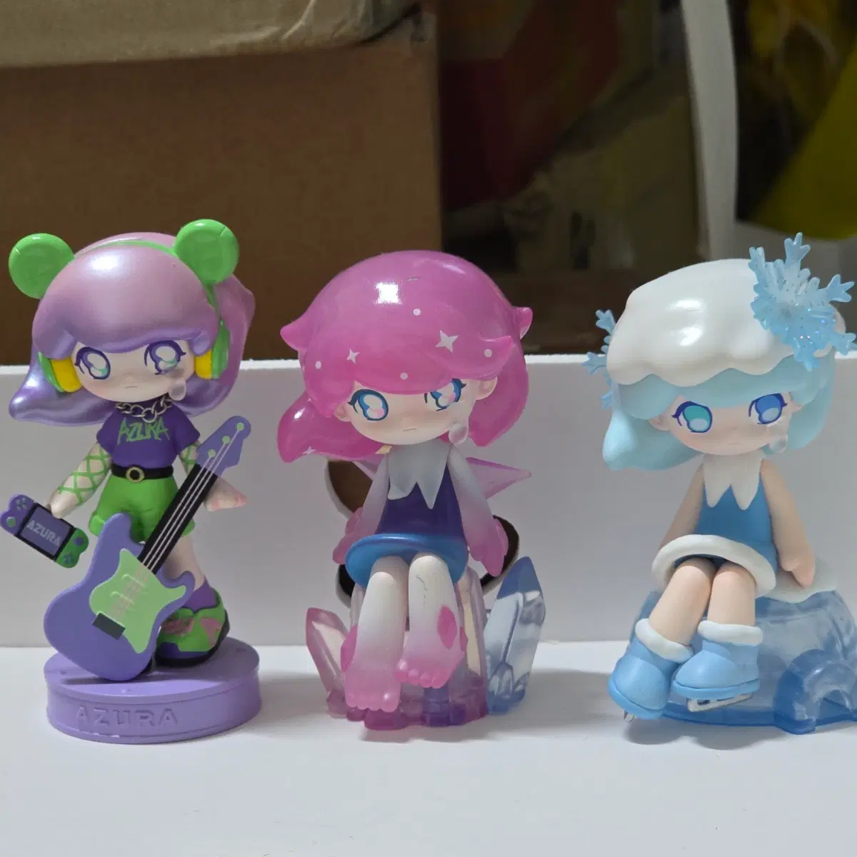 AZURA 아주라 팝스타/아이스/천둥 피규어 3종 일괄