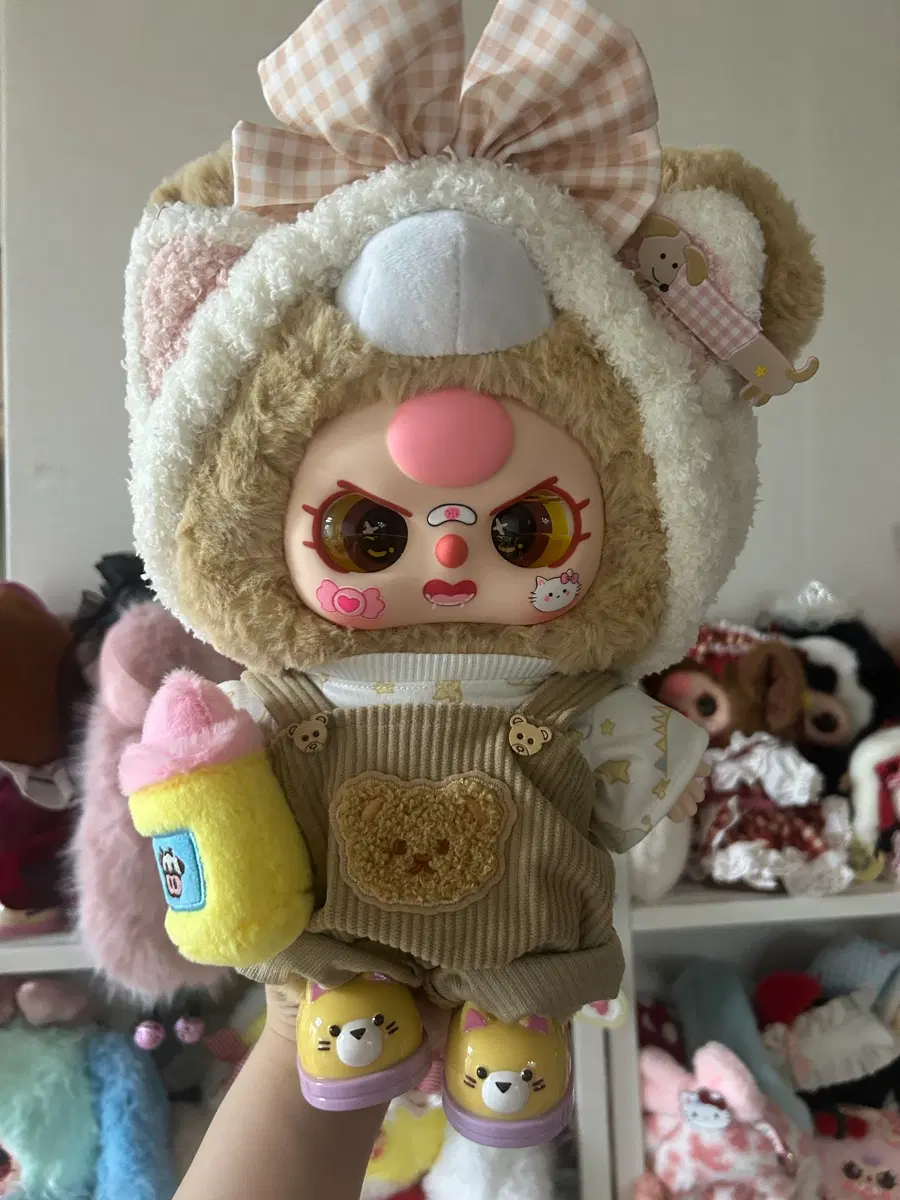 베이비쓰리400 곰 커스텀 금물눈
