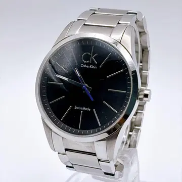 Calvin Klein 손목시계 ck 블랙 다이얼 스위스산 작동품