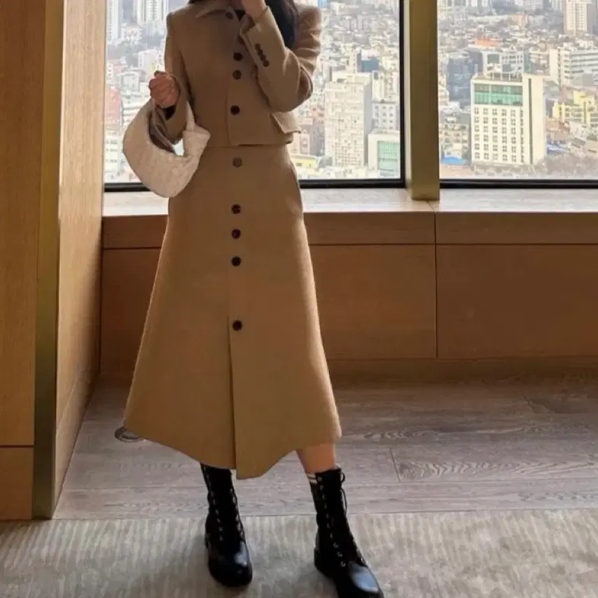 렉토 recto 서현진 윤아 지효 함연지 크롭 자켓 m