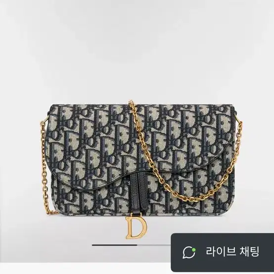 디올 새들 백 체인 (새상품급)