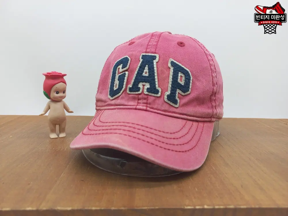 갭키즈 GapKids 아동용 빅로고 야구 모자 볼캡 레드