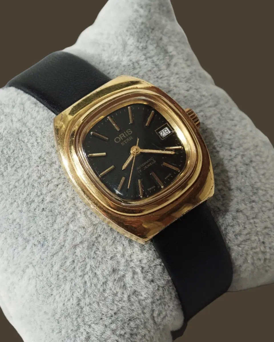 1970s ORIS 스타 G8M 골드 플레이트 시계