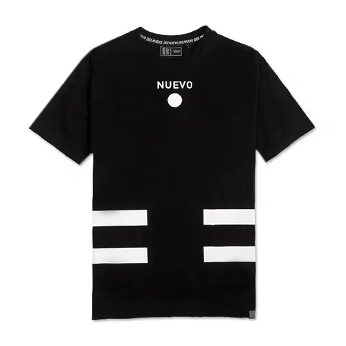 [새상품] 티셔츠 M사이즈 [NUEVO] T-SHIRTS NST-534 BLACK