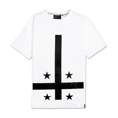 [새상품] 티셔츠 L사이즈 [NUEVO] T-SHIRTS NST-543 WHITE