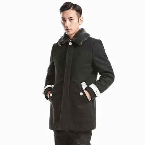 [새상품] L사이즈 [ROMANTIC CROWN] SHIT MAC COAT_BLK