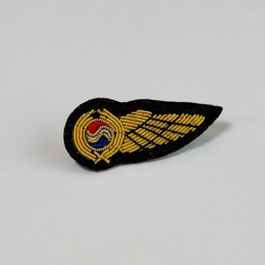 [희귀] 대한항공 KOREAN AIR 승무원 윙 배지 견장 승무원 견장 항공 소장품