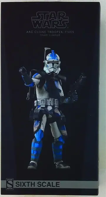 SIDESHOW SIXTH SCALE ARC CLONE TROOPER FIVES PHASE II ARMOR 12인치