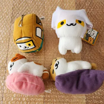 냥코 컬렉션 봉제 인형 4개 세트 고양이
