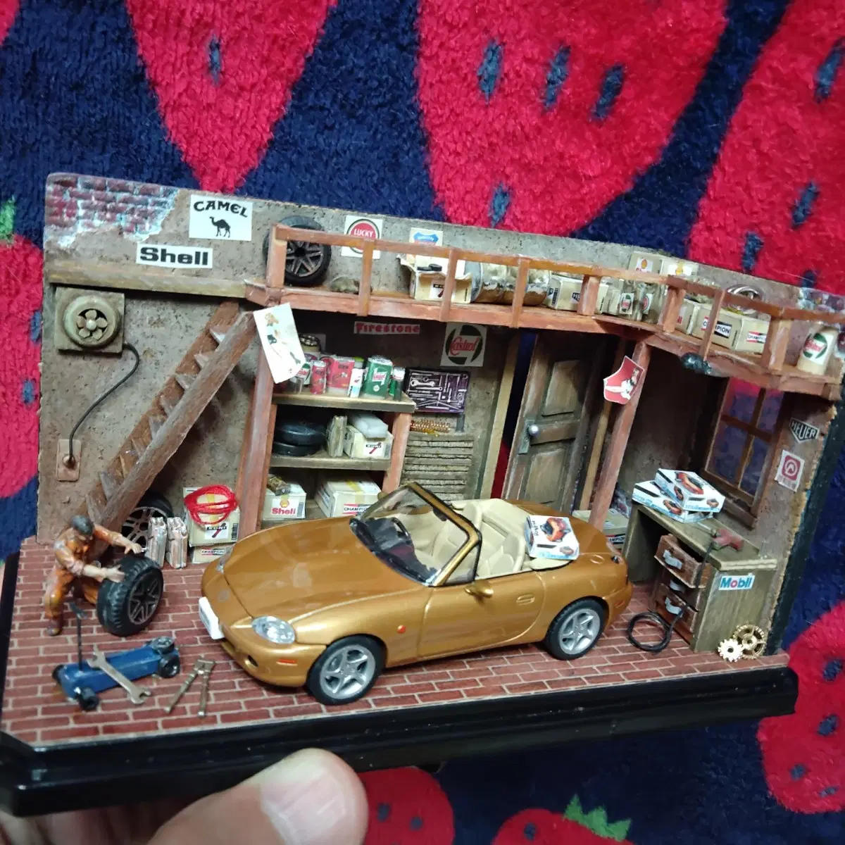 1/43 창고 정비소 디오라마(개인자작품)