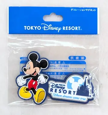 도쿄 디즈니 리조트 데코레이션 마그넷 미키 & DISNEY RESORT 로고
