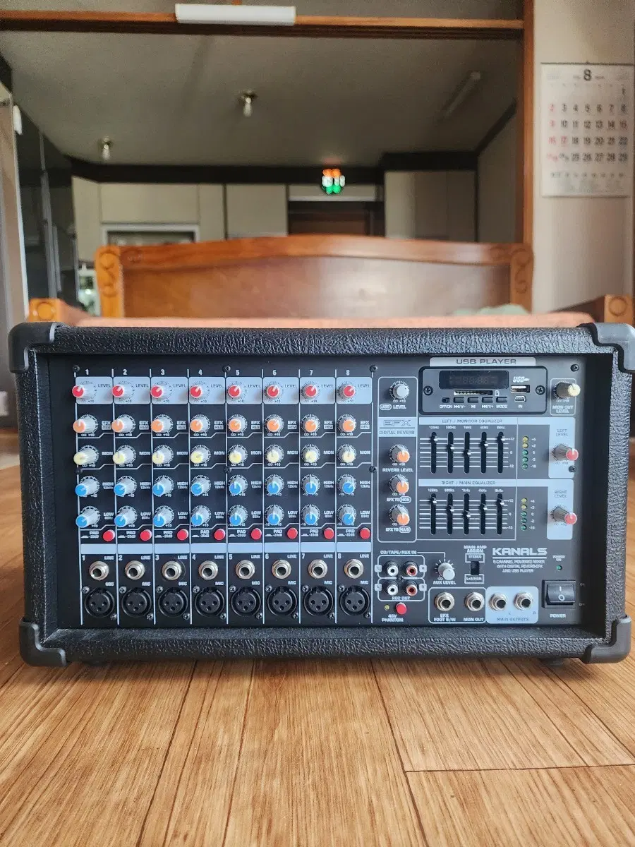 카날스 OEMP 500H 믹싱 콘솔 USB SD 플레이어 내장 8채널 믹서