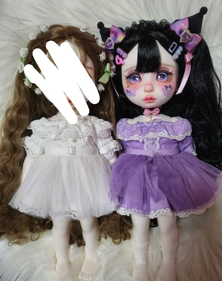 안녕마리님 ooak 쿠로미 베이비돌 팝니다