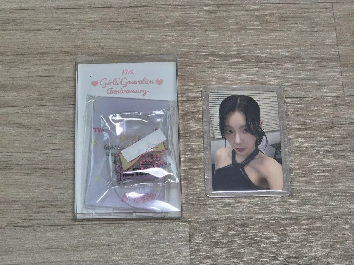 소녀시대 태연 17주년 아크릴 포카 세트 엠디 굿즈 포토카드