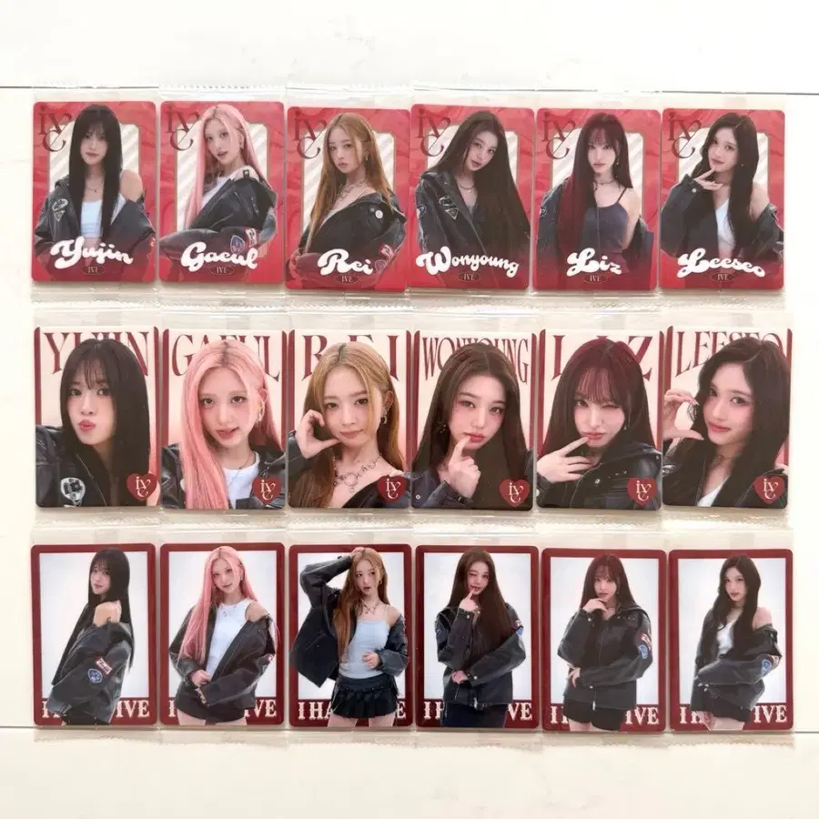 아이브 웨하스 카드 2 18장 버전 멤버별 양도 합니다