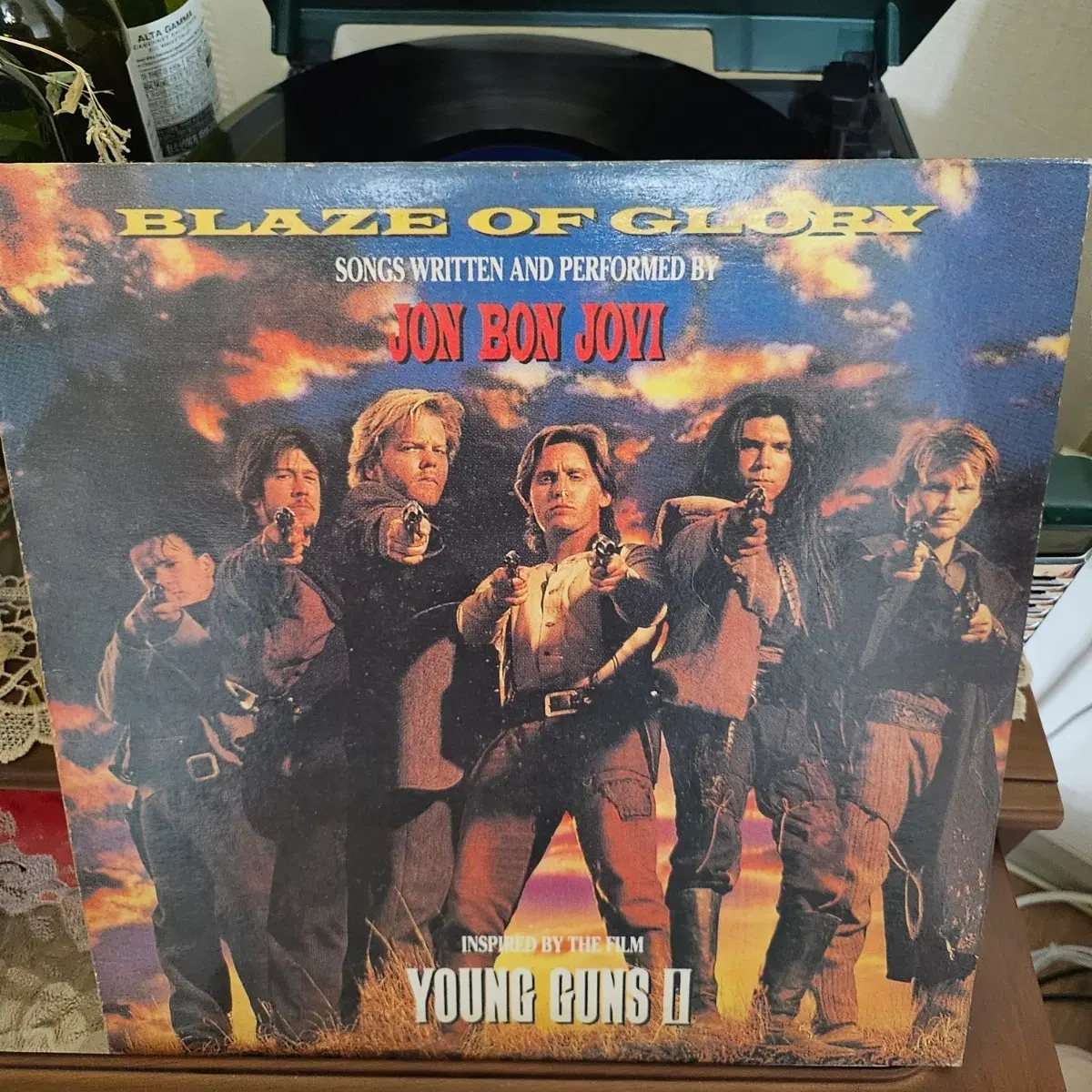 (초판) 존 본 조비 Blaze of Glory LP
