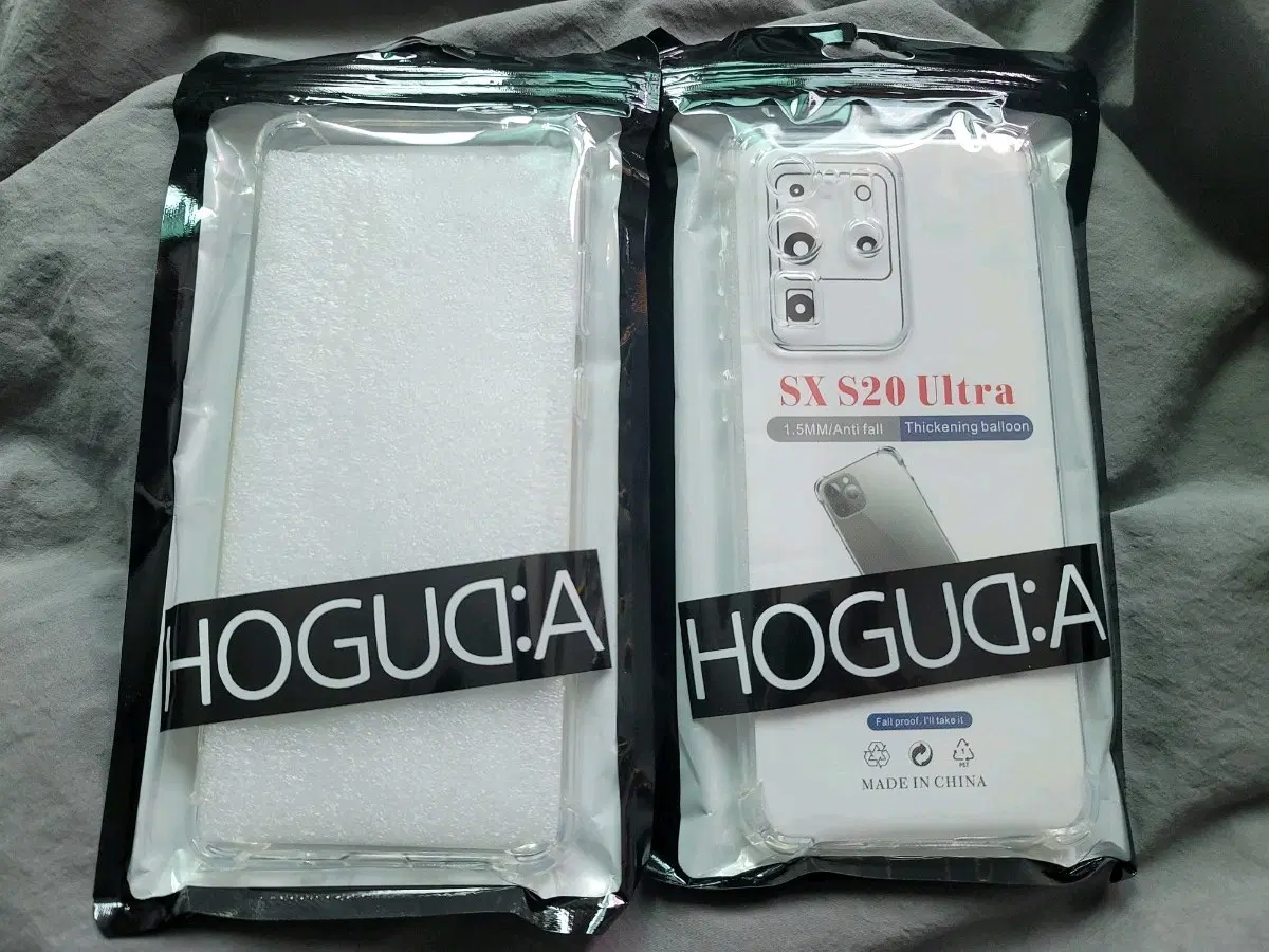 HOGUDA 갤럭시 S20 울트라 투명 케이스 2개 일괄