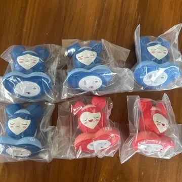 TWICE LOVELYS 오야스미 라이트 마스코트 6개 세트