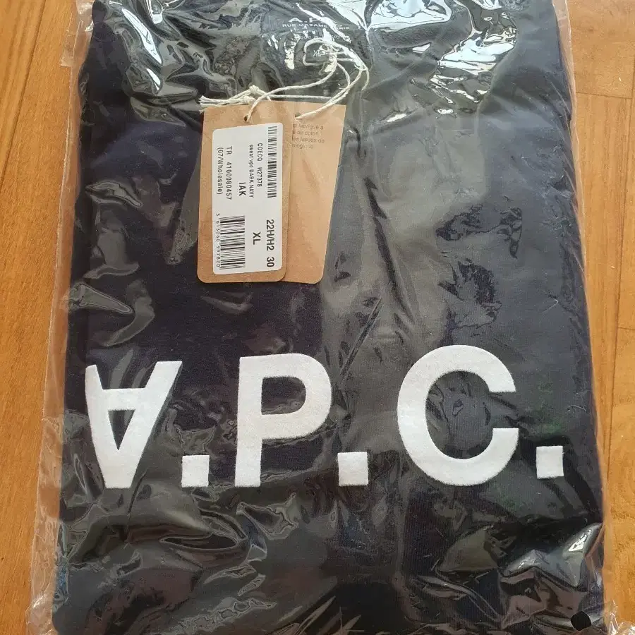A.P.C. 맨투맨 네이비 XL