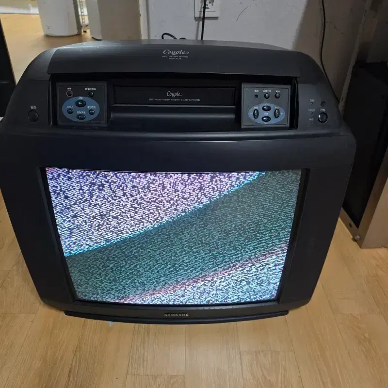 삼성 Couple SMV-2134 브라운관 TV/VCR 일체형