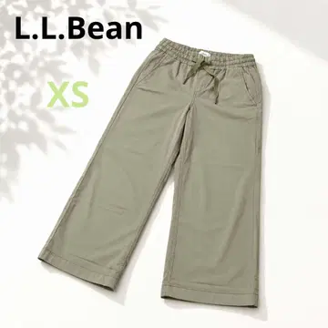 L.L.Bean 와이드 팬츠 XS 카키 SS 이지 팬츠 허리밴딩