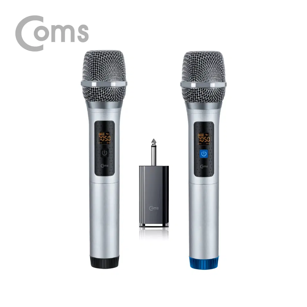 딜러가격(새상품)[WW998] Coms 무선 UHF 더블 마이크 세트 / 마이크 x 2ea / 수신기 포함