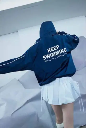 BTS 정품 M 사이즈 KEEP SWIMMING Jacket 당일 발송 가능