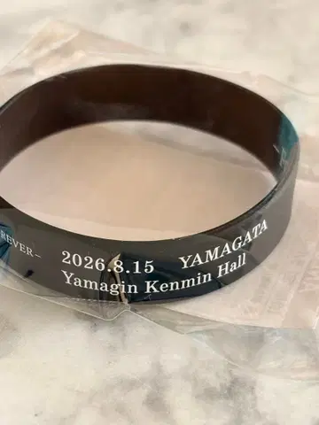 LUNA SEA 야마가타 회장 한정판 러버 밴드