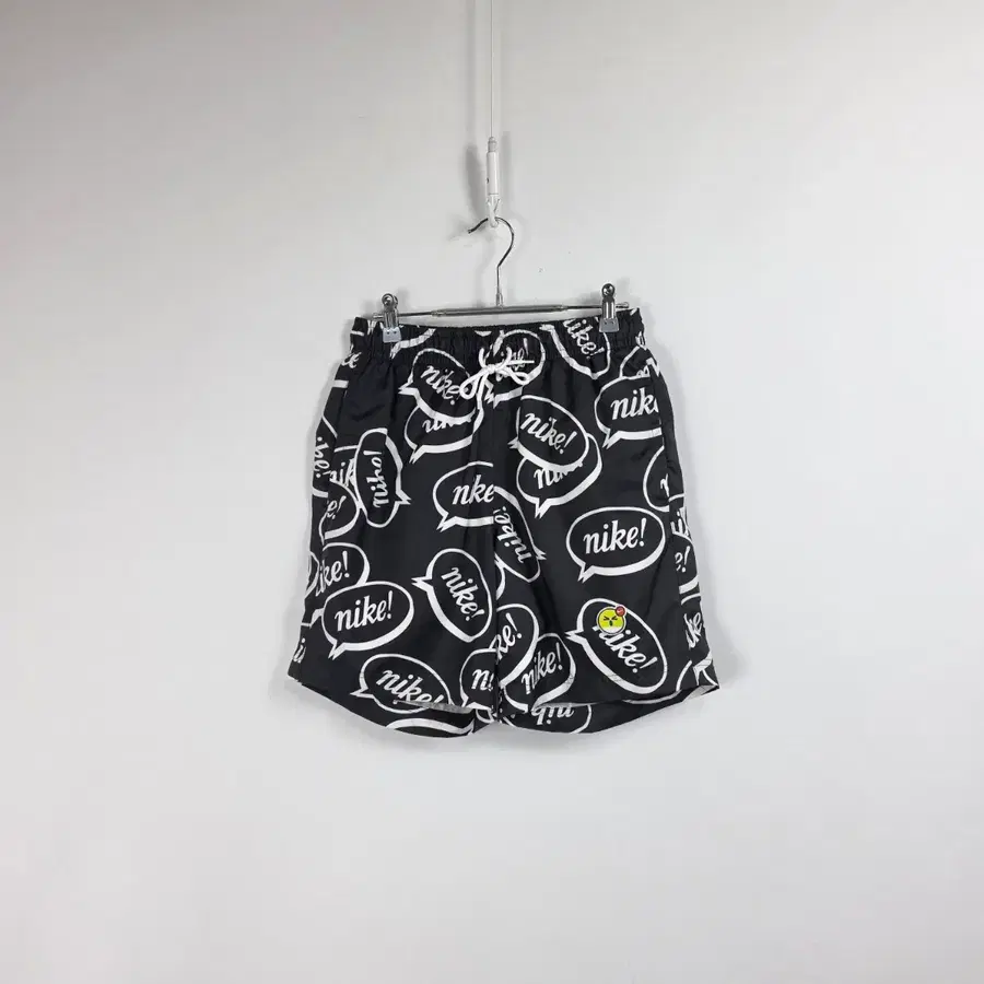나이키 블랙 패턴 나일론 스윔 팬츠 반바지 남 28인치 260818