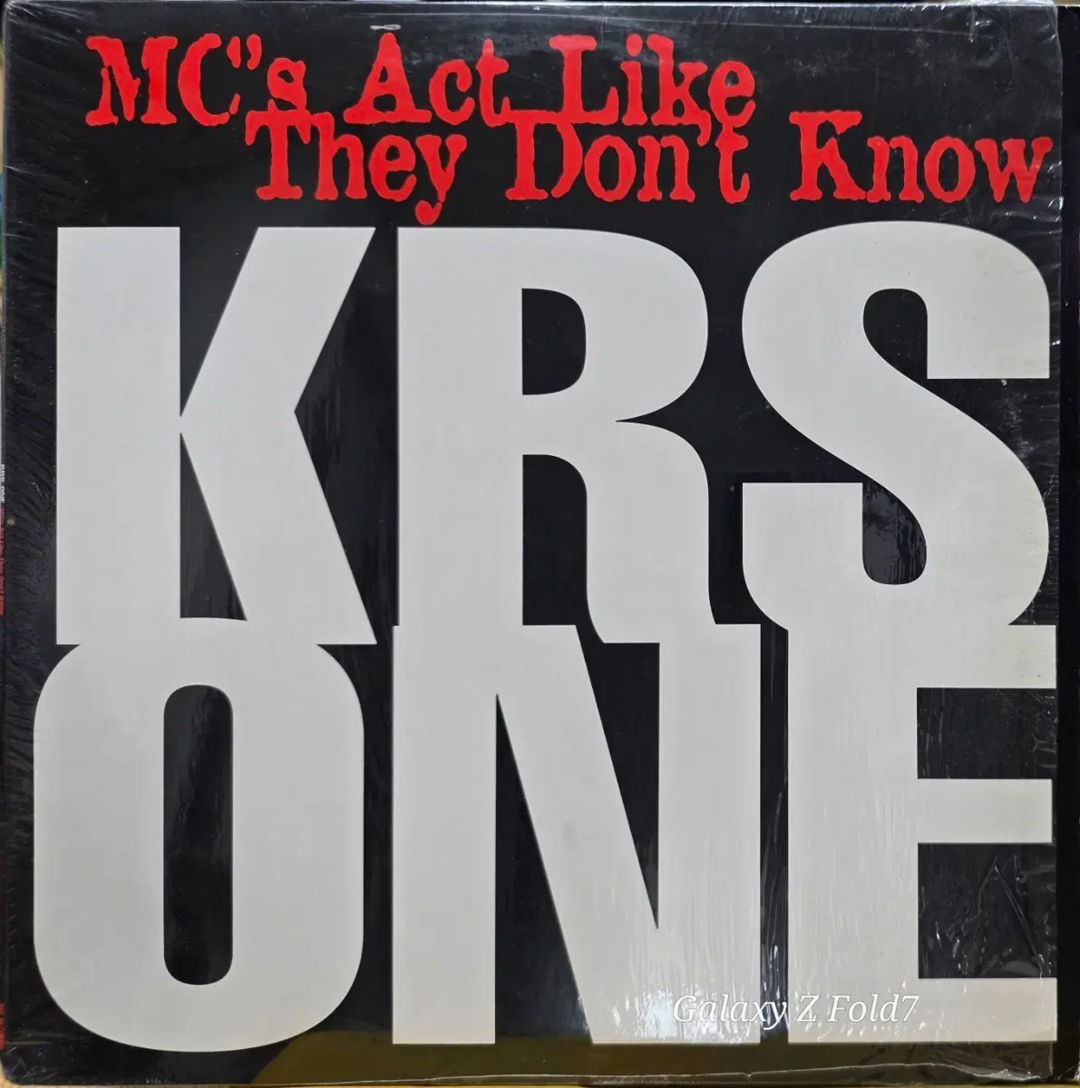 BA-686. KRS-ONE. Mc's act like. LP 음반.
