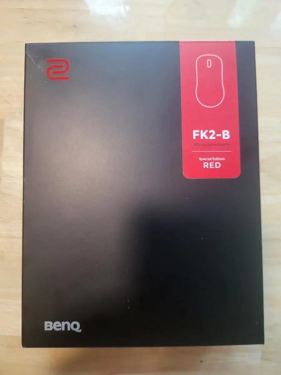 BenQ Zowie FK2-B 스페셜 에디션 V2 e스포츠용 게이밍 마우스 레드