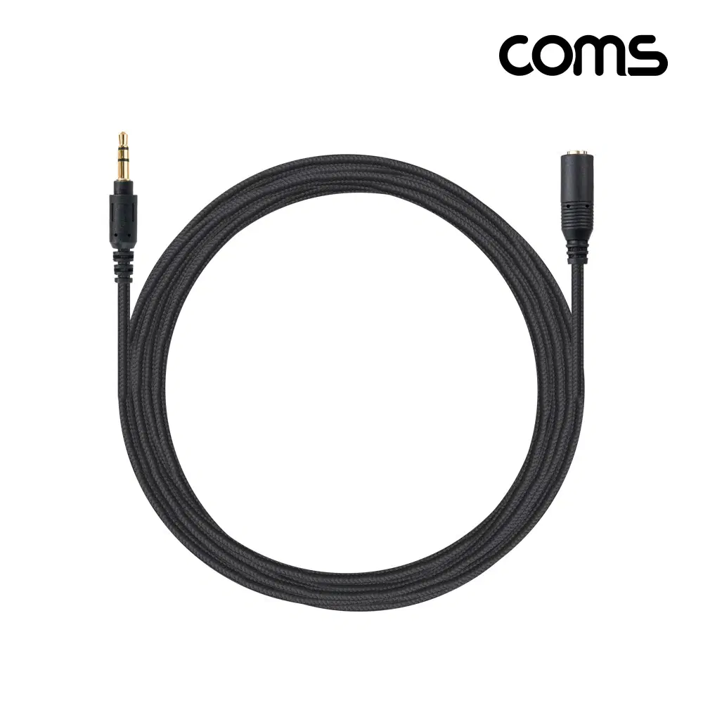 딜러가격(새상품)[BB966] Coms 스테레오 연장 케이블 3극 AUX 메쉬 구리 무산소동선 OFC 10M