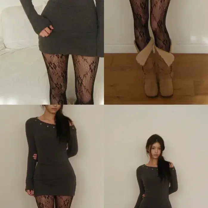 seer 씨어 punching cotton dress