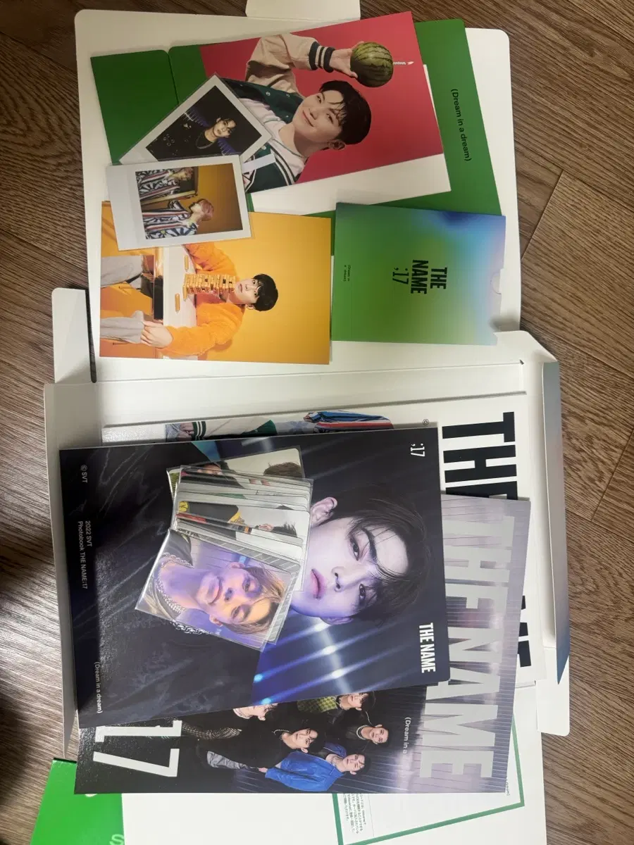 세븐틴 더네임 포토북 풀구성 포카 포함